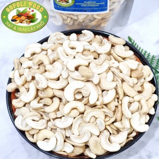Hạt điều tươi bể đôi Gofoli loại ngon 500g, thơm, béo, mới, chất lượng cao, không ẩm hôi mốc