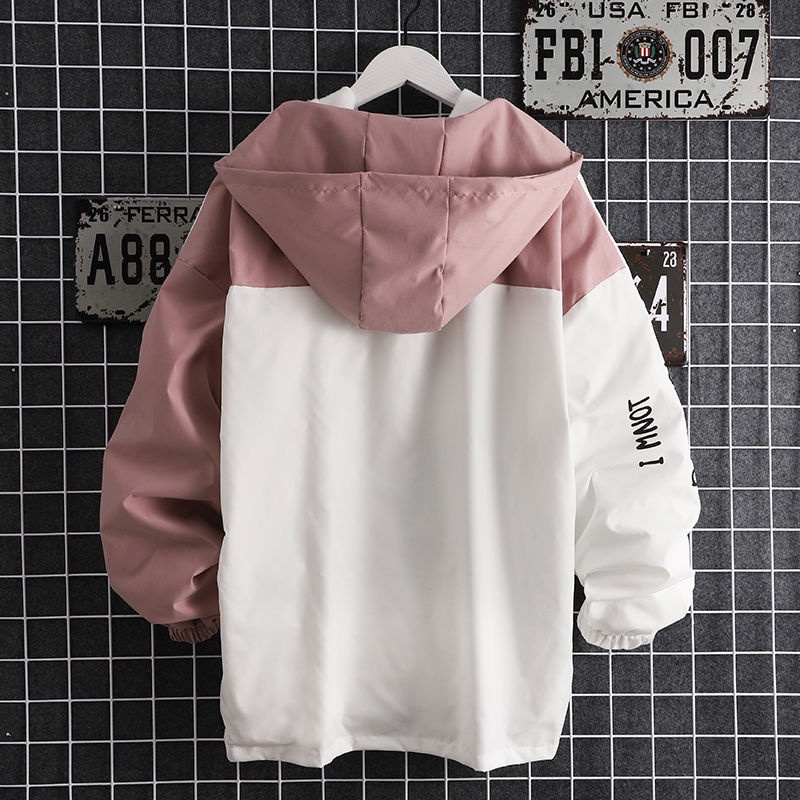 Áo Khoác Hoodie Dáng Rộng In Hoạt Hình Mèo Kiểu Nhật Bản Thời Trang Xuân Thu Cho Các Cặp Đôi