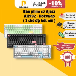 Bàn phím ajazz ak992 - hỗ trợ hotswap - keycap pbt doubleshot - 1 đổi 1 trong 6 tháng