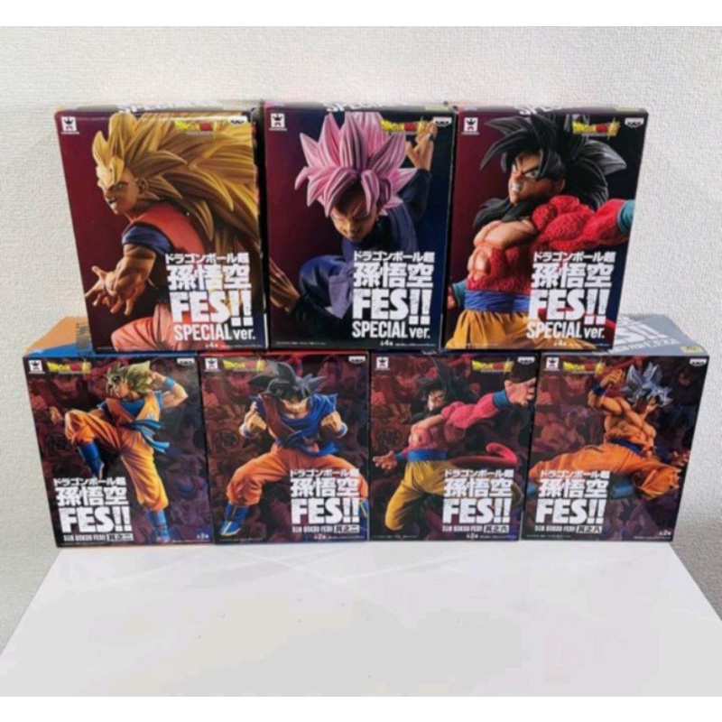 Mô hình Dragon ball Goku God FES hàng chính hãng