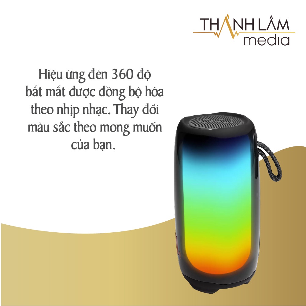 Loa di động JBL Pulse 5 - Loa Bluetooth trình diễn ánh sáng | Hàng Chính Hãng bao test 7 ngày, bảo hành 12 tháng