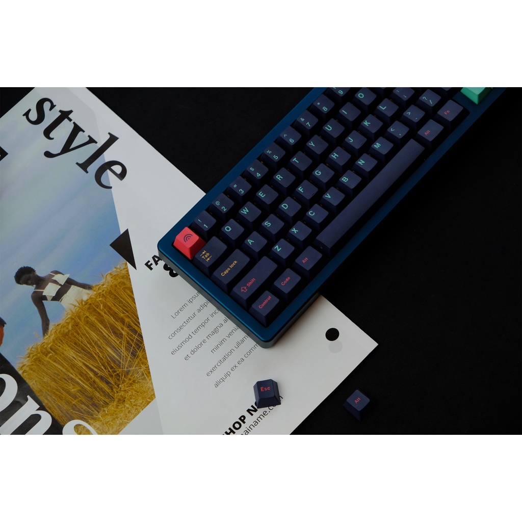GMK Metropolis Keycap, 129 phím Keycaps PBT Cherry Profile DYE-SUB Cá nhân hóa Keycaps GMK cho bàn phím cơ