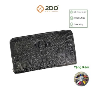 Ví 1 Khóa Kéo Đại 2DO LEATHER V04 Kích Thước (22*12*2.5) Quà Tặng Cho Người Thân, Sang Trọng, Cao Cấp, Siêu Bền