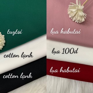 Vải công sở dày dặn co giãn, Vải lụa 100D