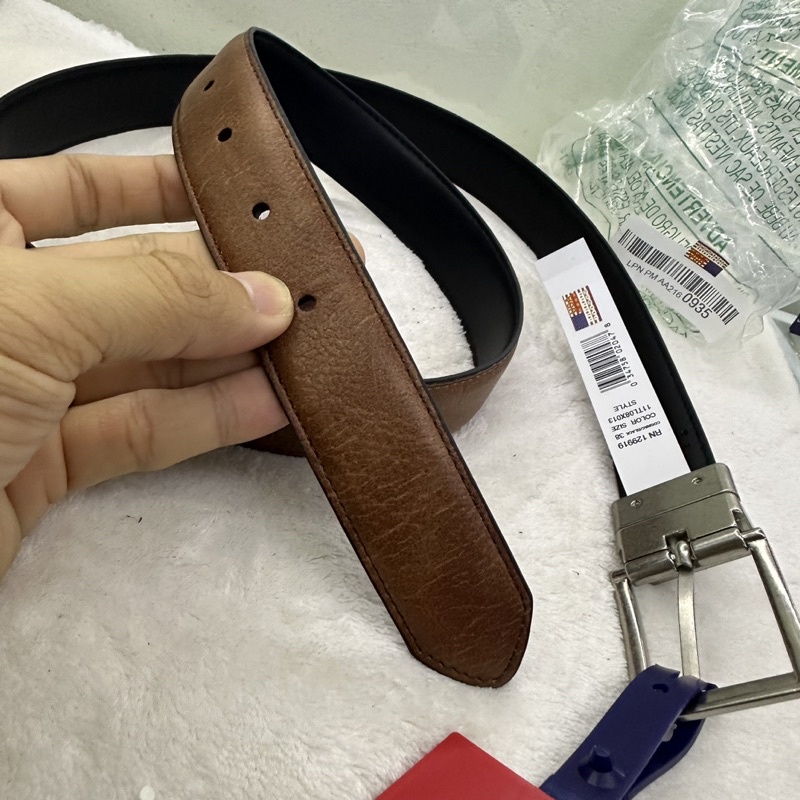 Thắt lưng da nam Tommy Hilfiger 2in1 chính hãng nhập Mỹ