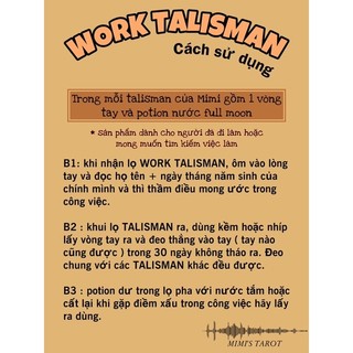 [ SẴN ] WORK TALISMAN - 𝗕𝗼𝗶𝘀𝗲 𝗰𝗵𝗮𝗶