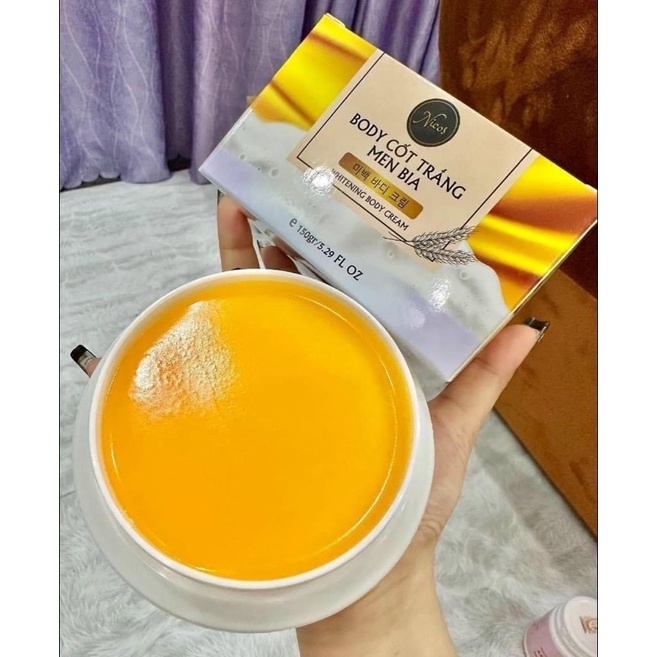 Kem body cốt men bia niscos hộp 150gr