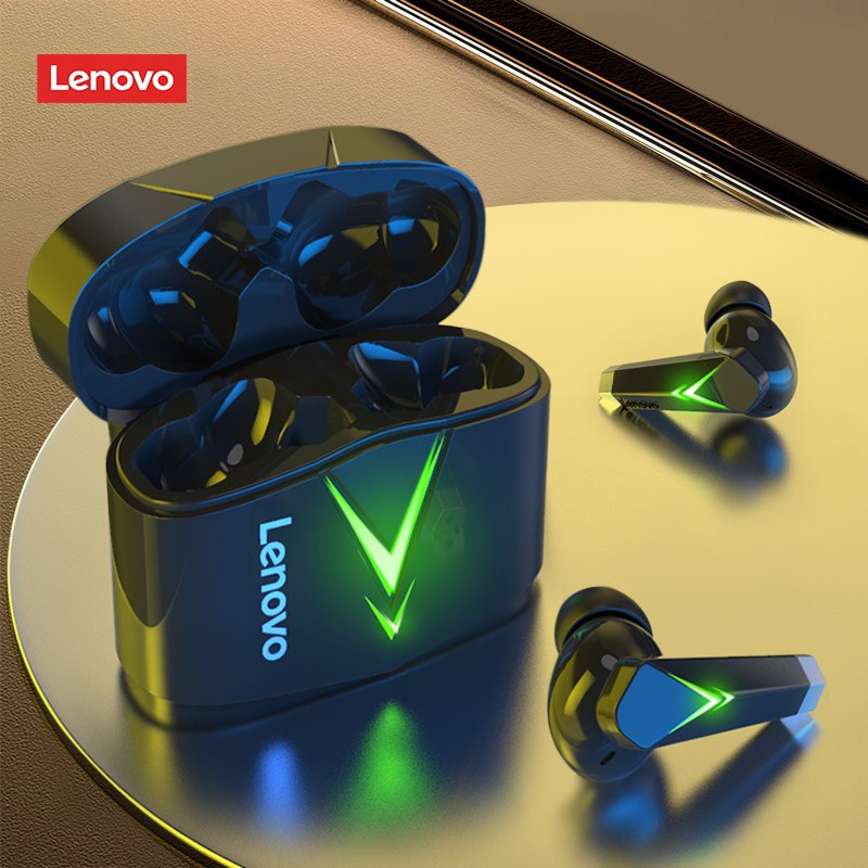 Lenovo LP6 Tai nghe chơi game Bluetooth Chống ồn thông minh Độ trễ thấp Tuổi thọ pin dài Bluetooth không thấm nước 5.