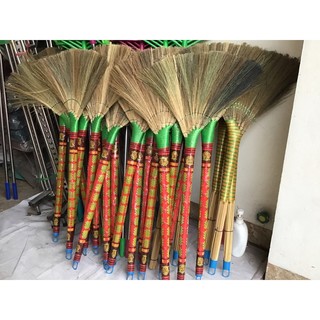 Chổi chít quét nhà cán dài tán rộng