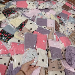 Set 4 quần legging lửng bé gái 80-130