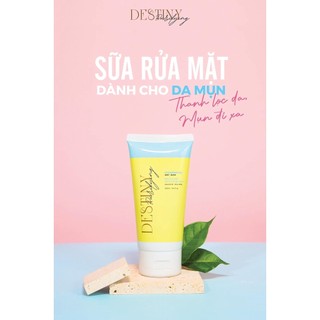 Sữa rửa mặt dành cho da mụn - destiny purifying cleanser gel 100ml