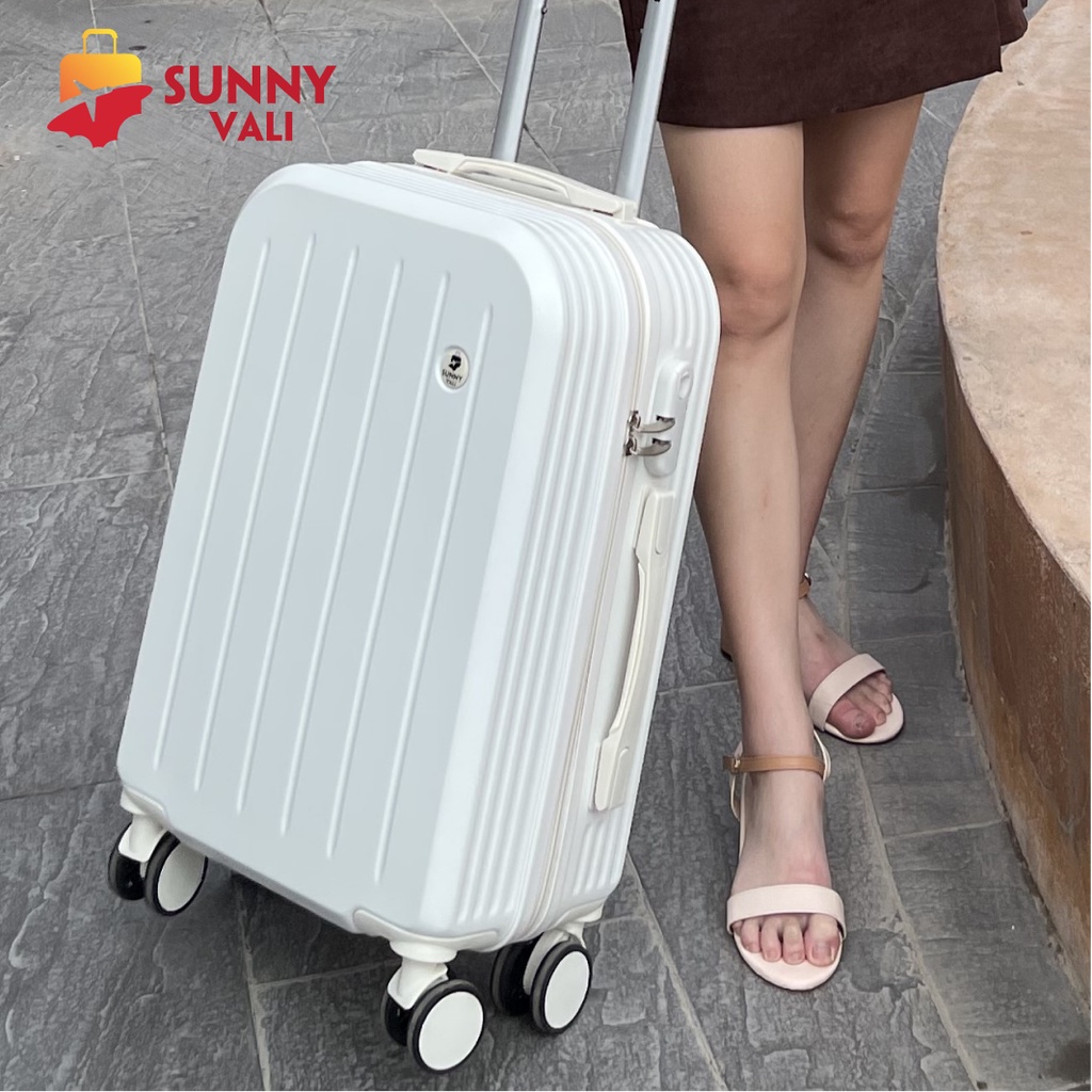 Vali size 20 SUNNY-SV07 vali du lịch xách tay, nhựa ABS+PC đàn hồi tốt