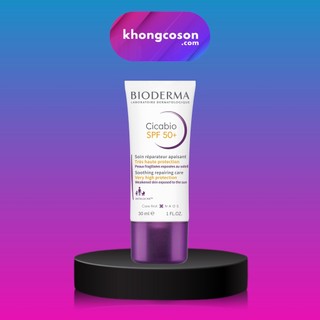 Kem Dưỡng Phục Hồi Da Tổn Thương Chống Nắng Bioderma Cicabio Spf 50+ 30ml - Khongcoson
