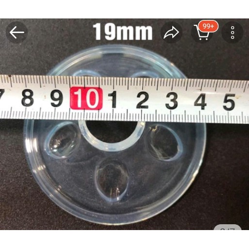 Bộ 2 phễu massa silicol cho máy hút sữa điện đôi Real Bubee