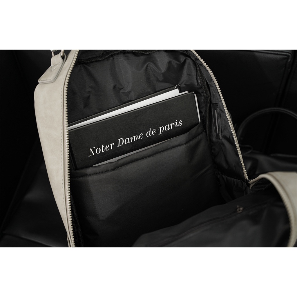 Balo da thời trang nam nữ balo da PU cao cấp chống nước cặp đi học đi chơi