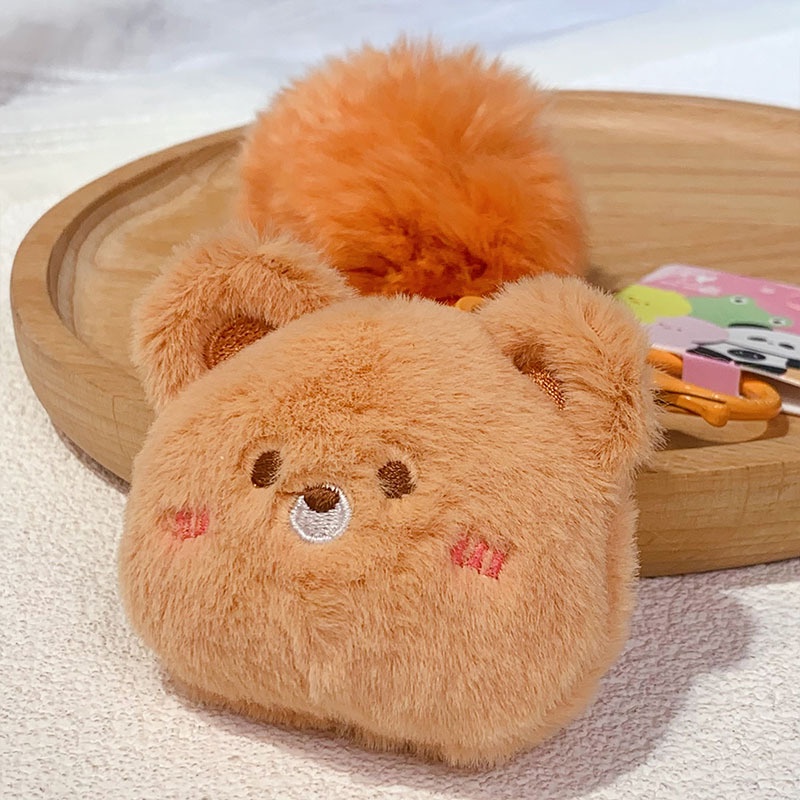 Móc Khóa Hình Đầu Động Vật Hoạt Hình Sáng Tạo