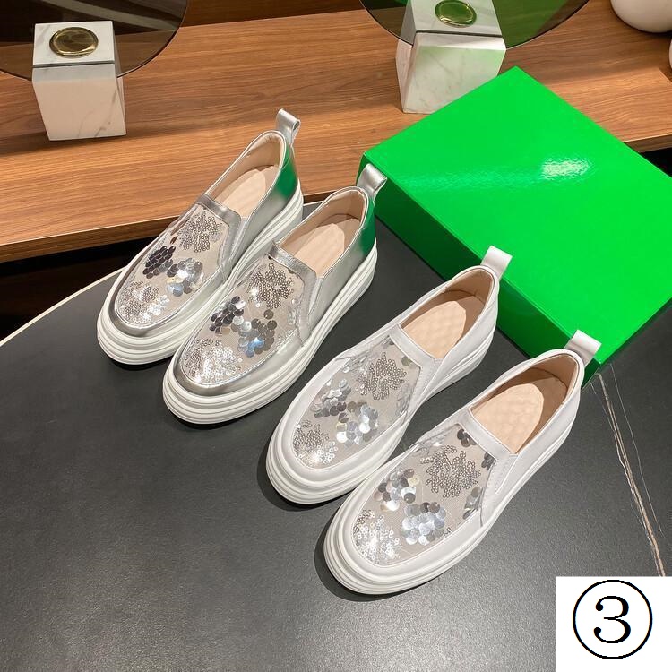 Giày Lười Da Đế Dày Phối Lưới Thoáng Khí Thời Trang 2023 Cho Nữ