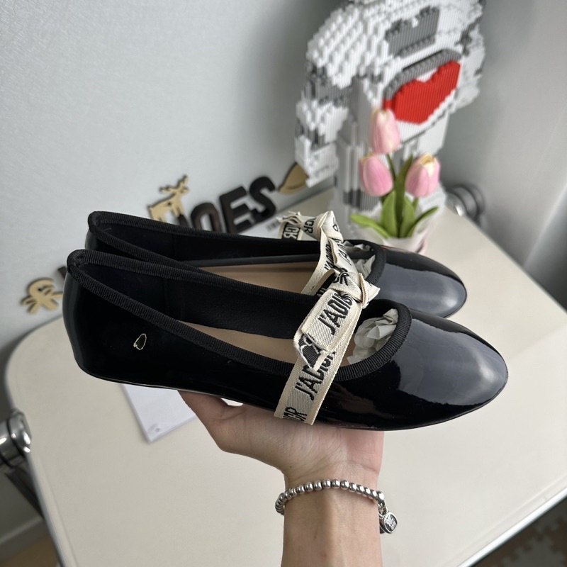 Giày hài búp bê có bigsize 3 màu phong cách Mary Jane kiểu Pháp đế bằng đơn giản G24