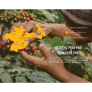 Cà phê Phát Thành xay sẵn truyền thống PT05 - CHUYÊN PHA PHIN - Gu truyền thống - Hậu đậm, thơm ấn tượng - Gói 500g