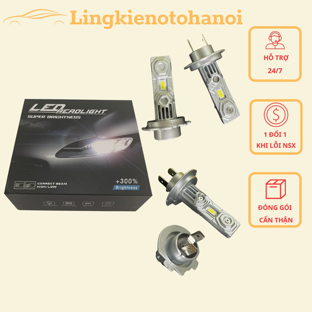 Đèn LED Góc Lái, Chân H7, Phù Hợp Cho Xe ACCENT, Đời Xe 2021-2023