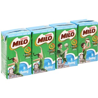 Lốc 4 hộp sữa Milo 110ml/hộp