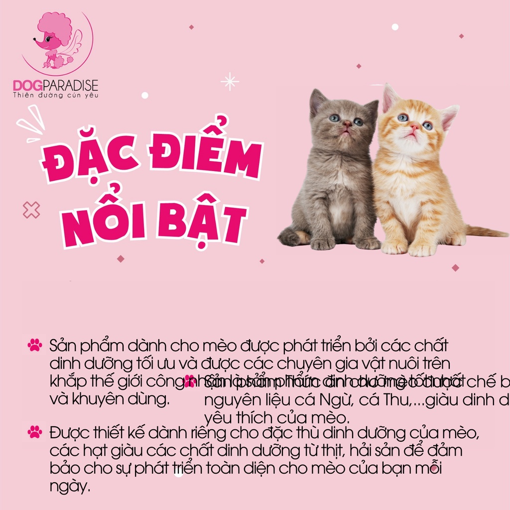 Thức Ăn Cho Mèo Trưởng Thành Từ 1 Tuổi Whiskas Vị Cá Giúp Mèo Khỏe Mạnh, Thông Minh Túi 1.2kg