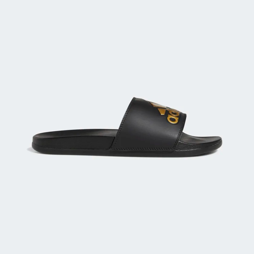 Dép chính hãng Adidas Adilette Comfort unisex màu đen logo vàng