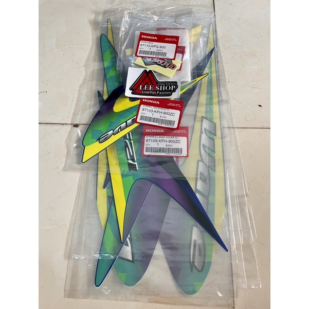 tem nhập khẩu thái wave 2003 xanh tím