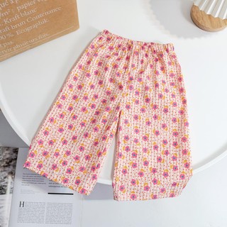 Quần dài cotton chống muỗi mùa hè cho bé gái