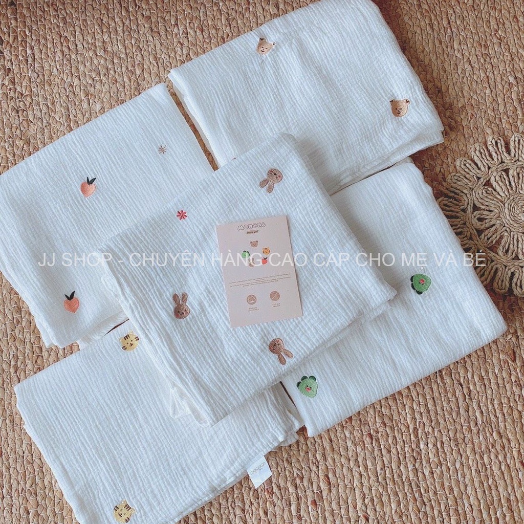 Chăn Gạc Organic MONONA Dùng Cho 4 Mùa Cho Bé