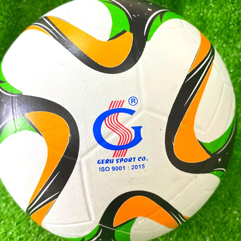 Qủa Bóng Đá cao su GeruSport số 5 + Bóng công ty chính hãng 100% Tặng Kèm Kim Bơm, Túi Lưới Đựng Bóng.
