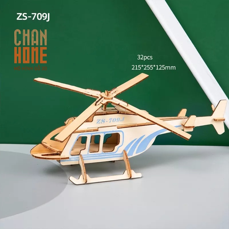 Mô Hình Gỗ Thủ Công Tự Lắp Ráp Mô Hình Máy Bay Đồ Chơi Thông Minh Quà Tặng Cho Bé