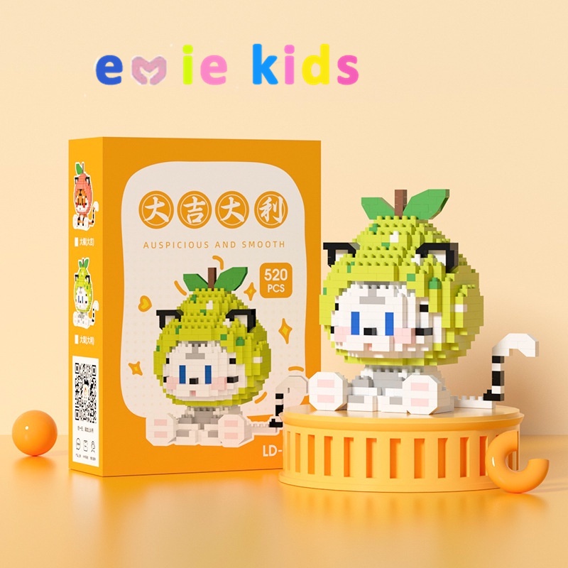 Đồ Chơi Xếp Hình Quả Cam Lớn Độc Đáo