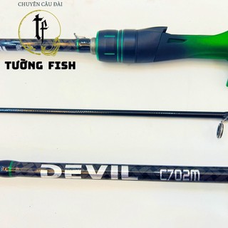 [ CHÍNH HÃNG] Cần  Monter DEVIL câu lure ngang -đứng