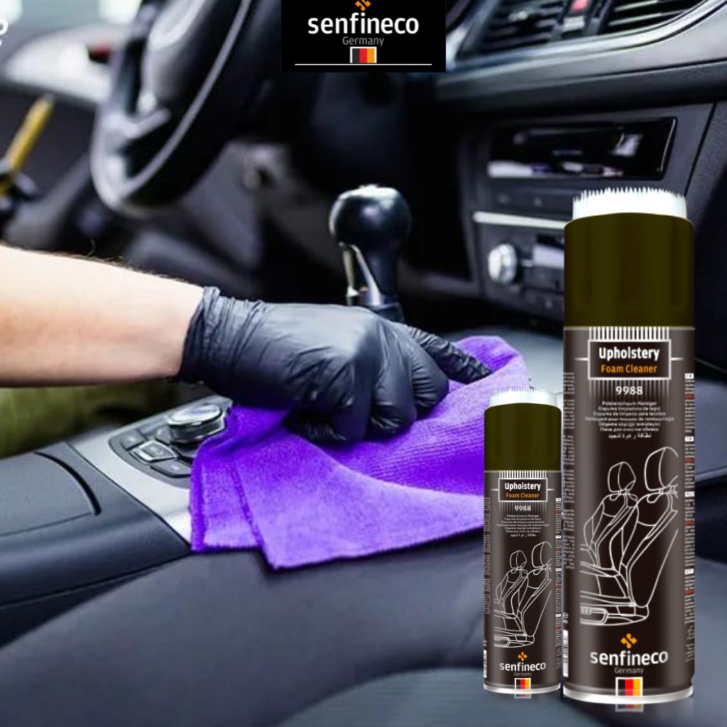 Combo  Vệ Sinh Nỉ, Vải, Da Lộn Senfineco 9988+  Vệ Sinh  Bảo Vệ Nội Thất Da Senfineco 9955