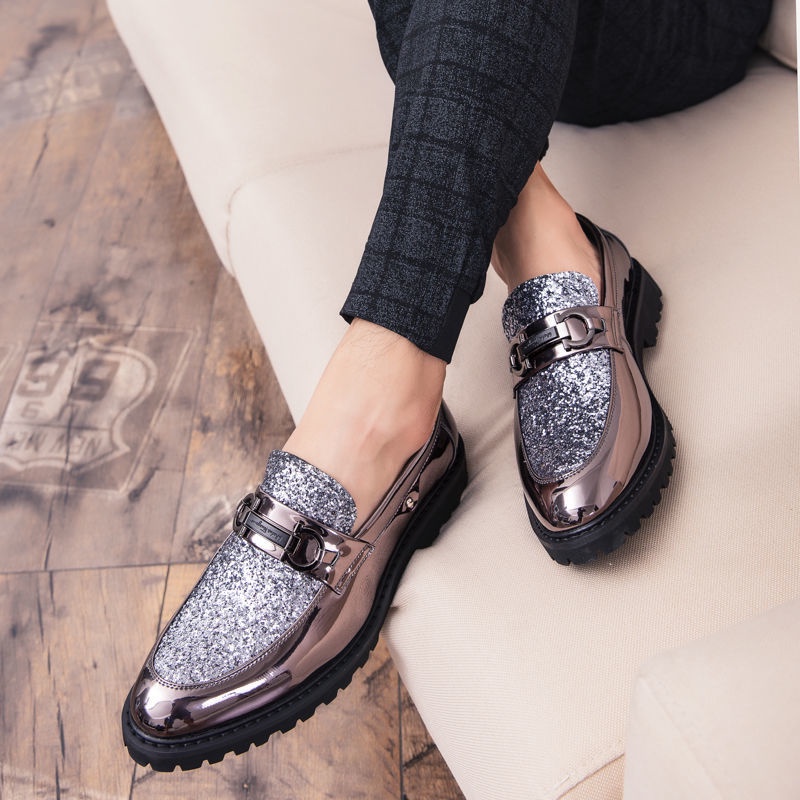 giày oxford Ba Lô Thời Trang Anh Quốc / Anh Quốc Phong Cách Hàn Quốc Cho Nam Và Nữ#Giày Lười Da Mũi Nhọn Size Nhỏ 39-1 Thời Trang Thanh Lịch