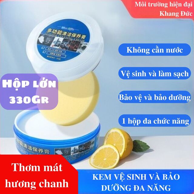 Kem Tẩy Trắng Giày Vệ Sinh Giày Túi Da Ghế Da Ô Tô Đa Năng Làm Sạch Sâu Không Cần Nước Hàng Nội Địa Trung Thơm Mùi Chanh