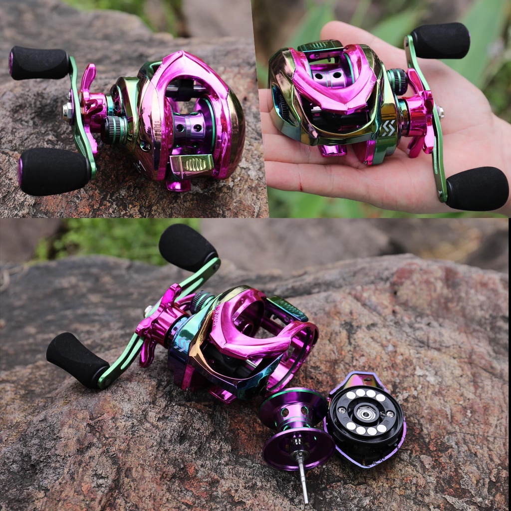 Máy Câu Ngang Máy Câu Lure Máy Ngang,7.2:1 Tỷ lệ bánh răng,13+1BB,Cuộn nhôm nước ngọt