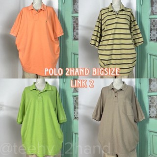 Áo polo mỹ 2hand,polo nam nữ cổ bẻ bigsize