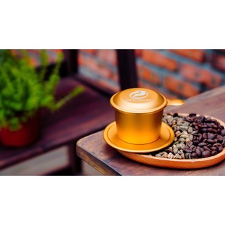 Combo 1 gói cà phê và 1 phin pha - Cafe de Măng Đen