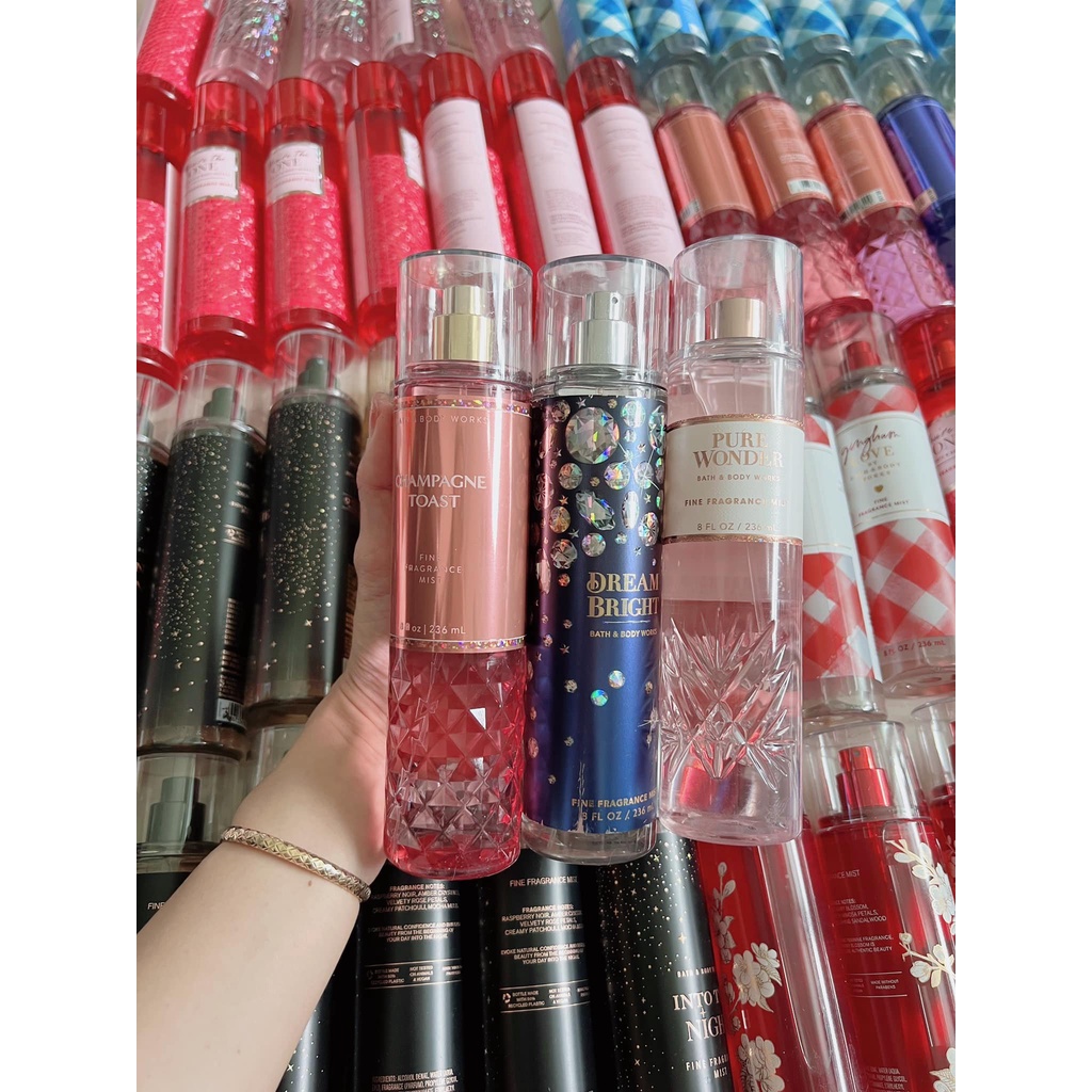 Chiết nước hoa dạng xịt dành cho body - Bath and Body Work - BBW body mist