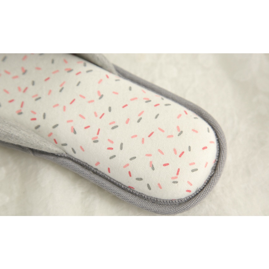 Dép Vải Thoáng Mát Quai Nơ Đi Trong Nhà Dáng Thon Thanh Thoát - D10