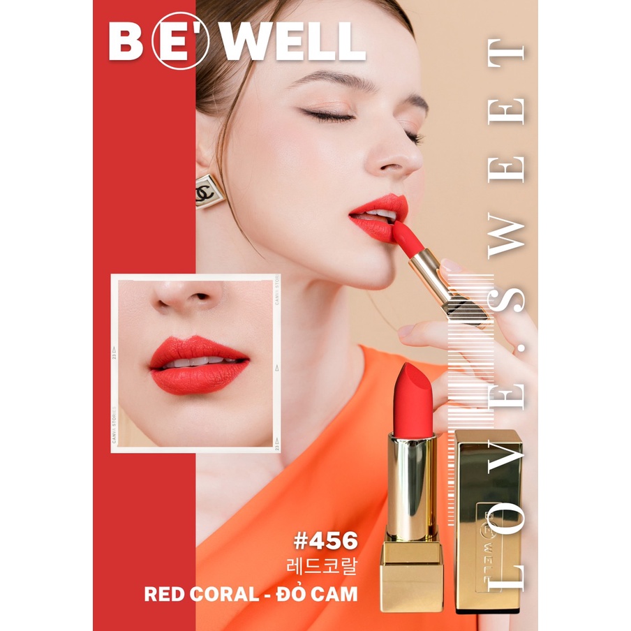Son thỏi Bewell Love Sweet Matte Lip Stick Limited Edition