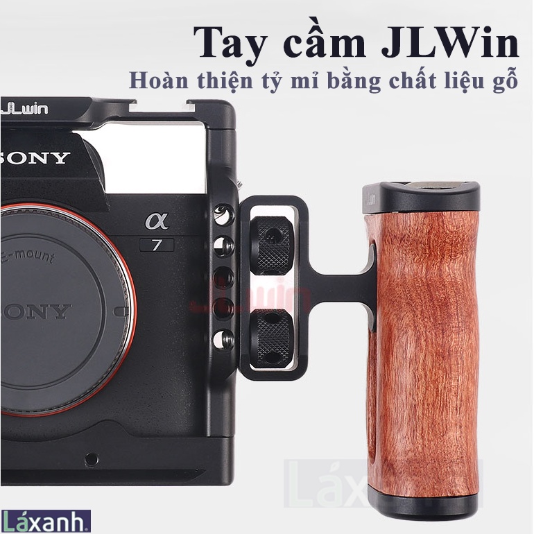 Sony A7M4 A7M3 A7R4 A7S4 A9 A9ii | RIG Cage Khung bảo vệ Giá treo phụ kiện máy ảnh cho  A74 A7IV A7R4 A7S3 A9 nhôm CNC