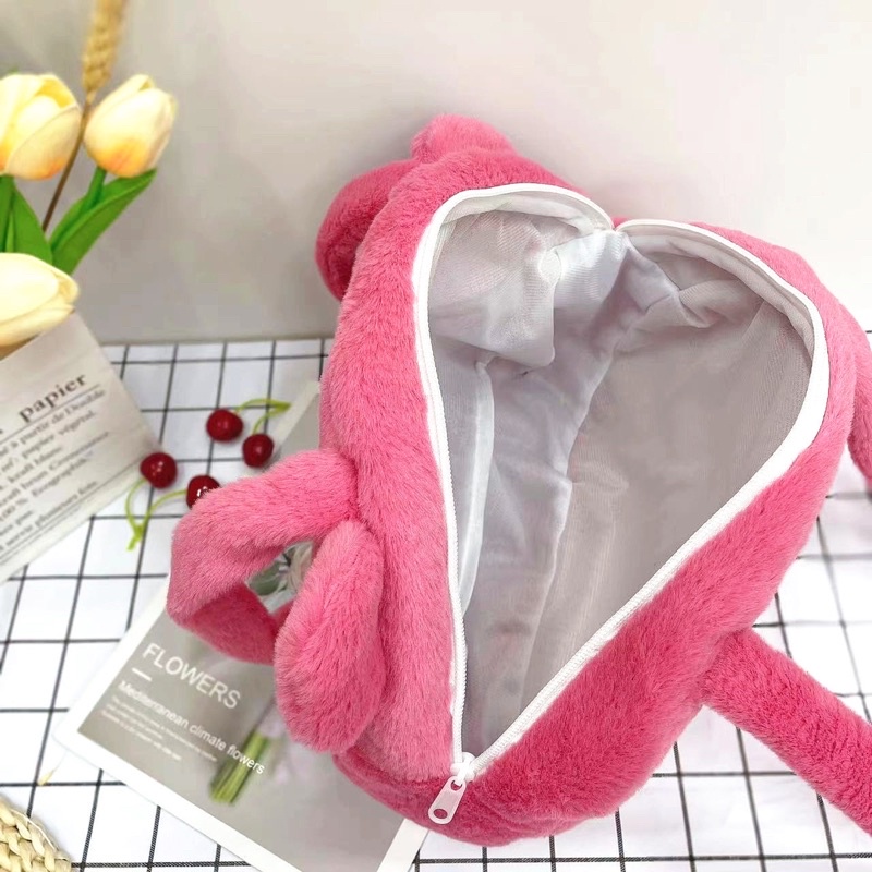 Tote lông nhung mịn hoạt hình Melody/ Kuromi/ Cinamon xinh xắn