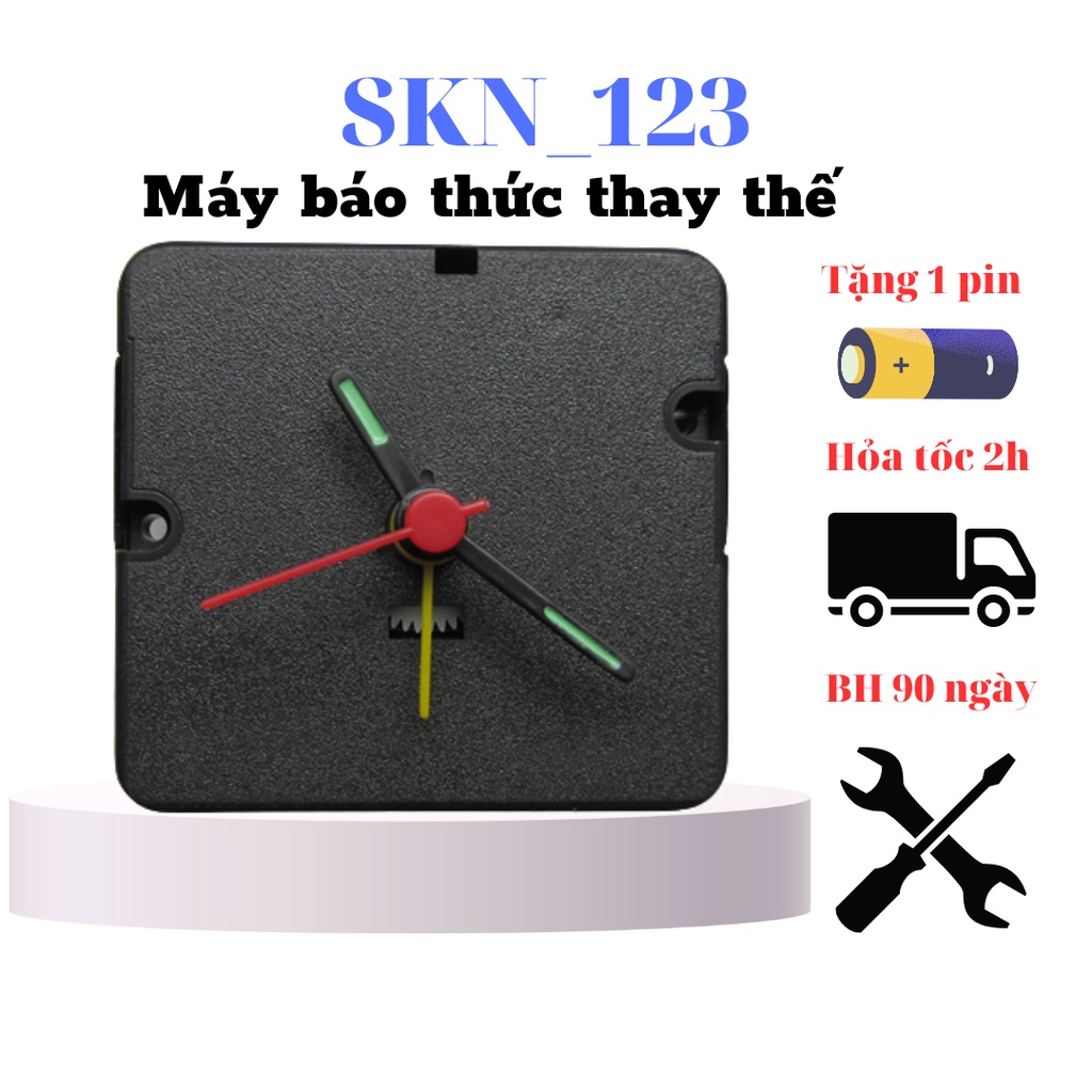 Máy báo thức thay thế đồng hồ để bàn giá rẻ ( có quà tặng kèm 1pin aa xịn )