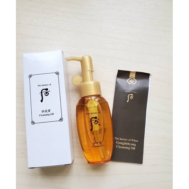 Dầu Tẩy Trang Whoo Vàng 50ML Dạng Dầu Siêu Sạch Mịn