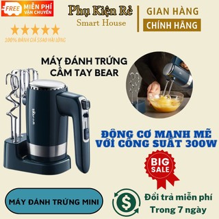 Máy Đánh Trứng Mini Cầm Tay, Để Bàn Đa Năng BEAR, Máy Đánh Kem Trứng, Trộn Bột Đa Năng_Công Suất Lớn _BH 18 Tháng