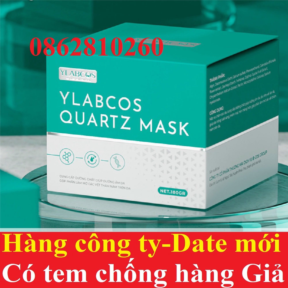 Mặt Nạ Ngủ Thạch Anh Drlacir Khô Crystal Rose ylabcos quartz mask và Tươi Fresh Sleeping Mask 100g/180g Dr Lacir