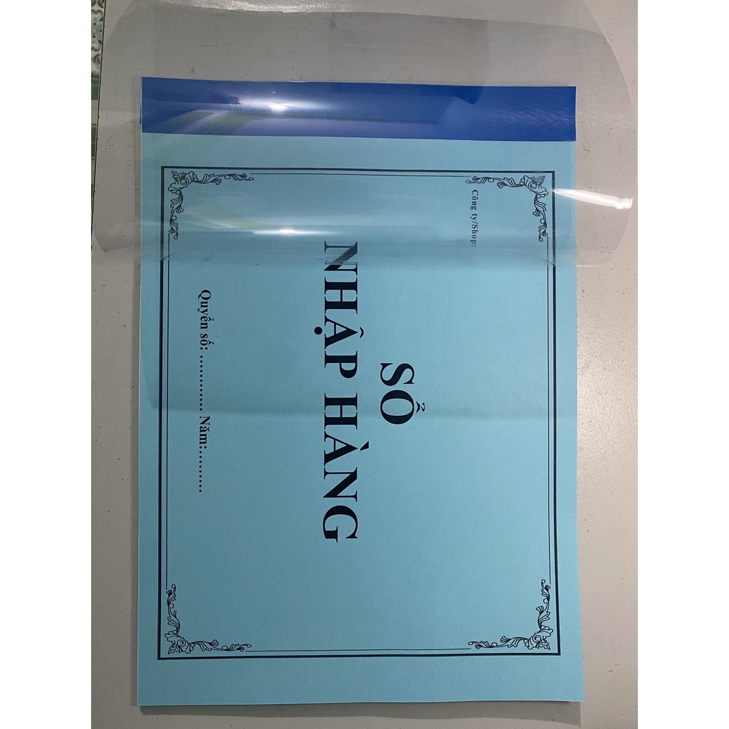 Sổ Nhập Hàng A4 Bìa Bóng Giấy Đẹp 100 trang, 60 trang